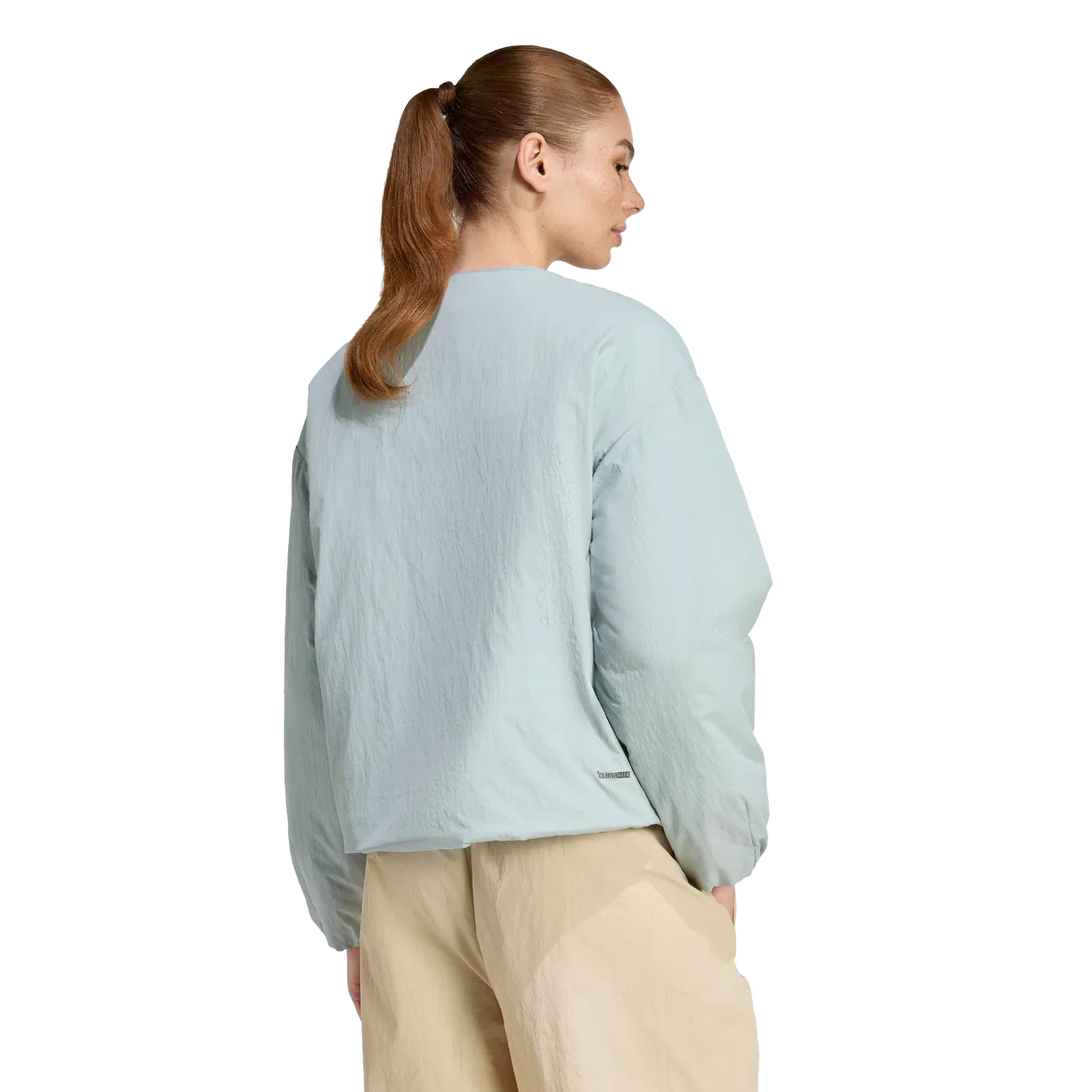 Женская  куртка свободного кроя Adidas, цвет Mint — фото 3