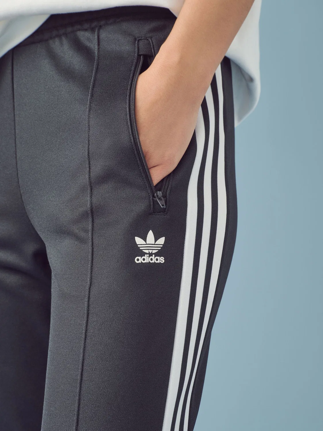 Тренировочные штаны Firebird, adidas Originals, черный — фото 4