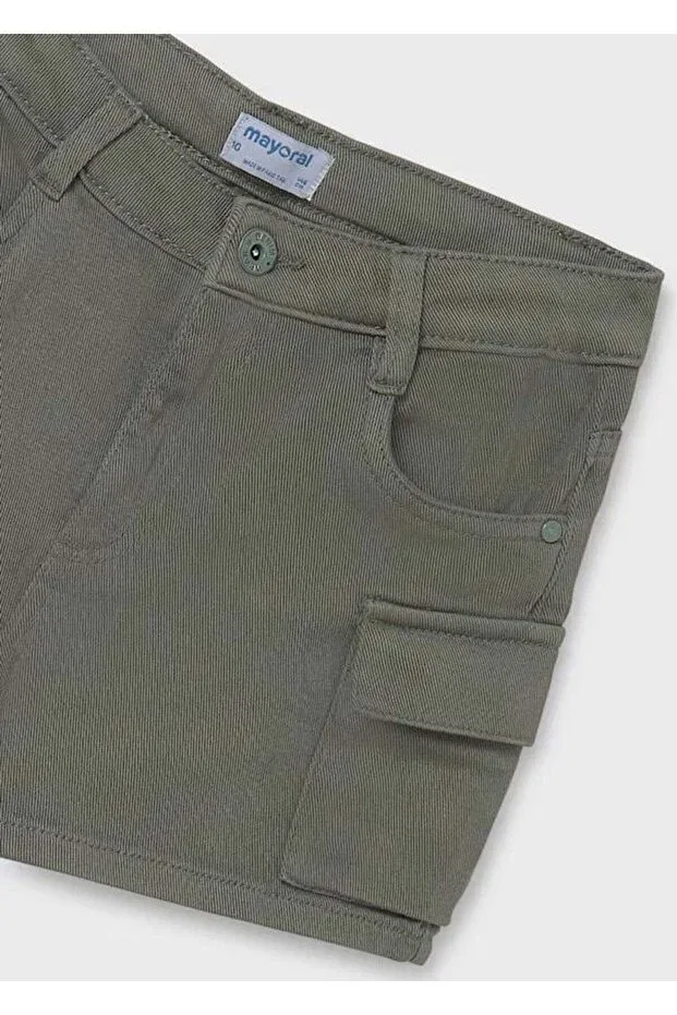 Детские шорты для девочек хлопковые 25ymyr6218 Mayoral, Green