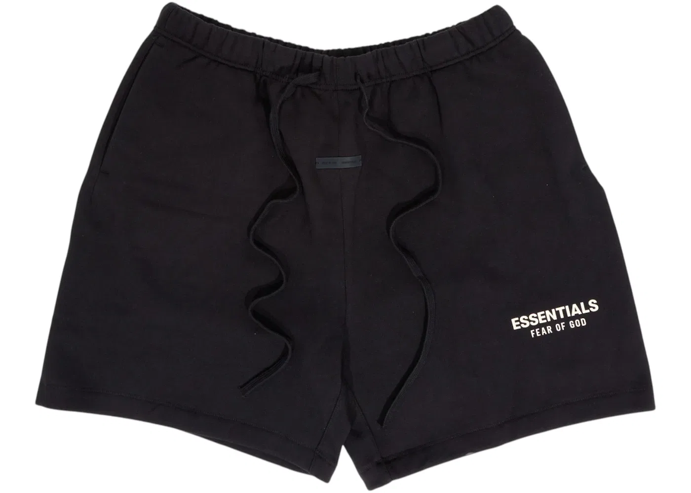 Мужские шорты из футера с эластичным поясом Sweatshort Fear of God, Jet Black