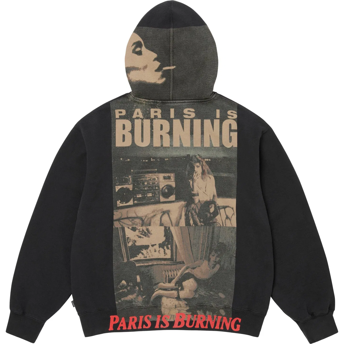 Детское худи на молнии с капюшоном Supreme SS26 Sweatshirts Unisex Hooded Non Detachable Moderate Straight Fit, Green — фото 3