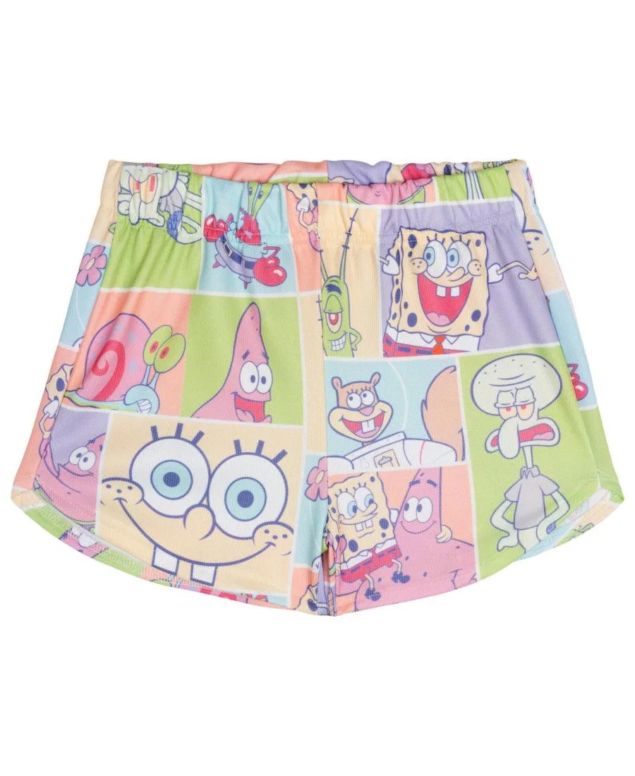 Комплект из топа и шорт с принтом SpongeBob SquarePants, Spongebob Yellow — фото 3