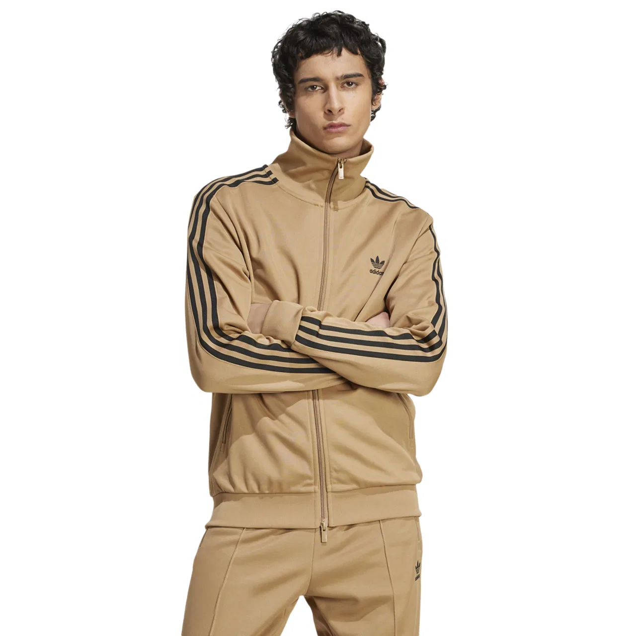 Мужская куртка Adicolor Beckenbauer Adidas, цвет Cardboard/Black