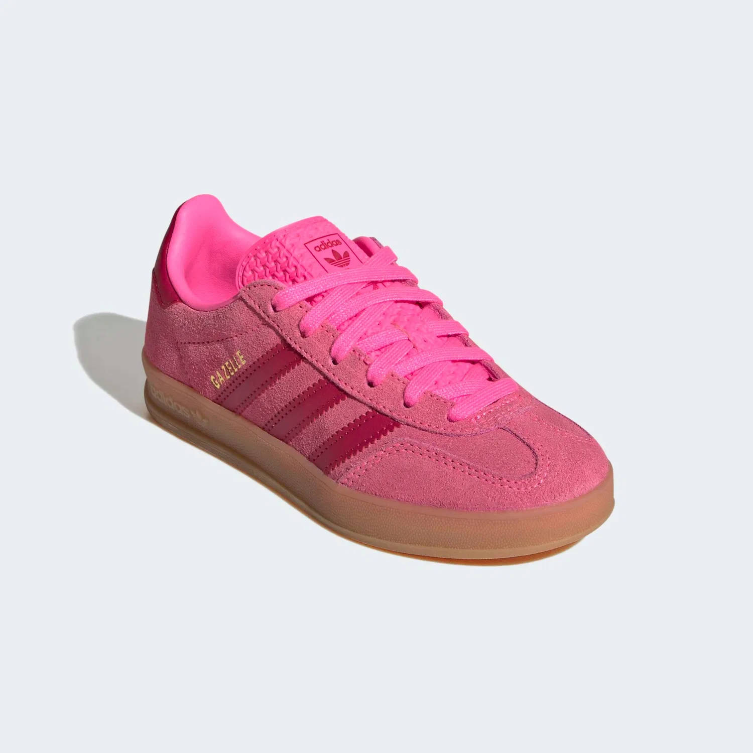 Детские кроссовки Gazelle Adidas Originals, Lucid Pink/Team Victory Red/Gold Metallic