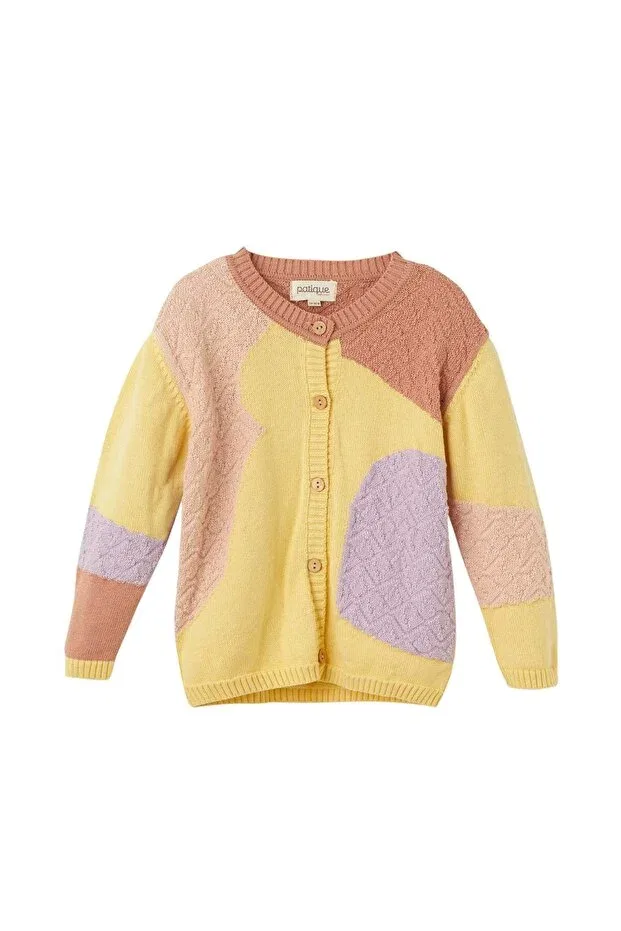 Детский кардиган с длинным рукавом Patique Kids, Yellow