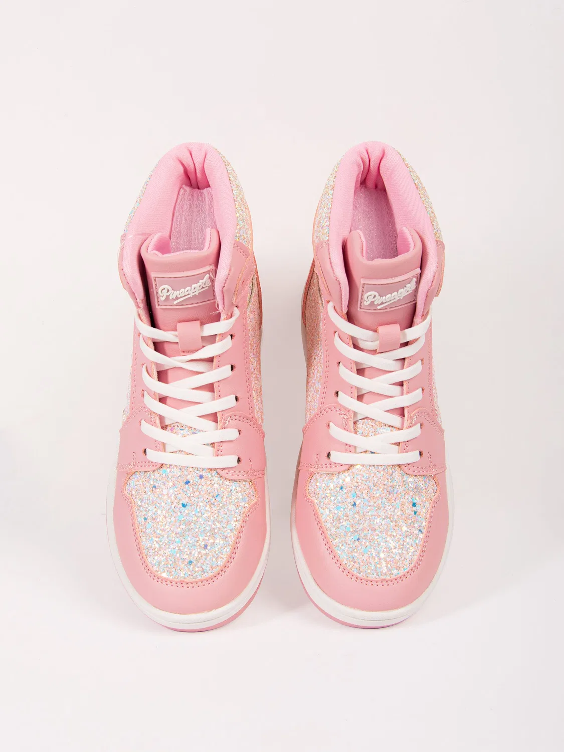 Кеды высокие Pineapple Star Pink, розовый — фото 4