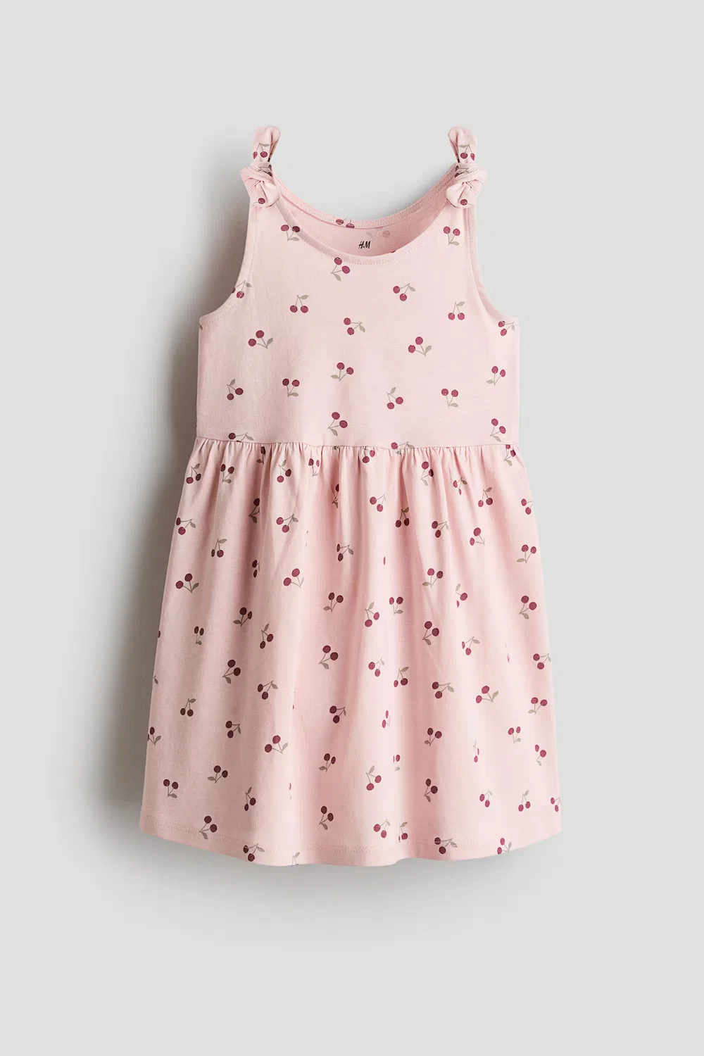 Платье из хлопка с принтом H&M, Hellrosa/Kirschen