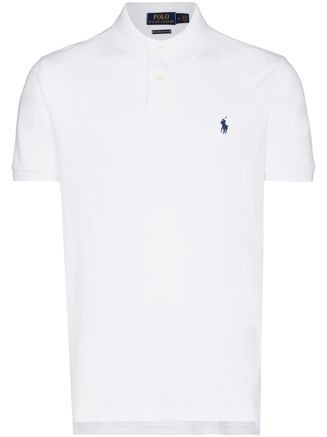 Polo Ralph Lauren Поло с вышитым логотипом, белое