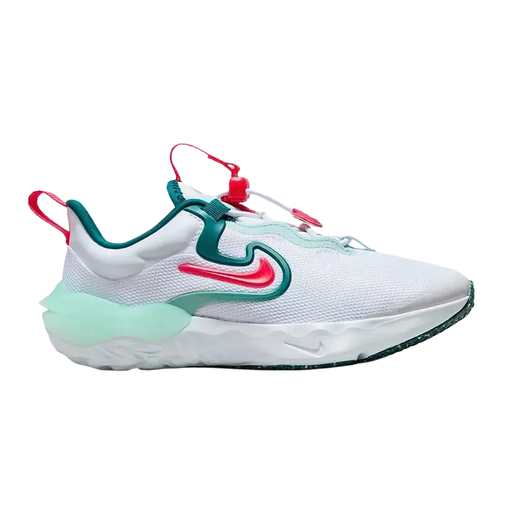 Кроссовки с принтом Flow Nike, White Cyan
