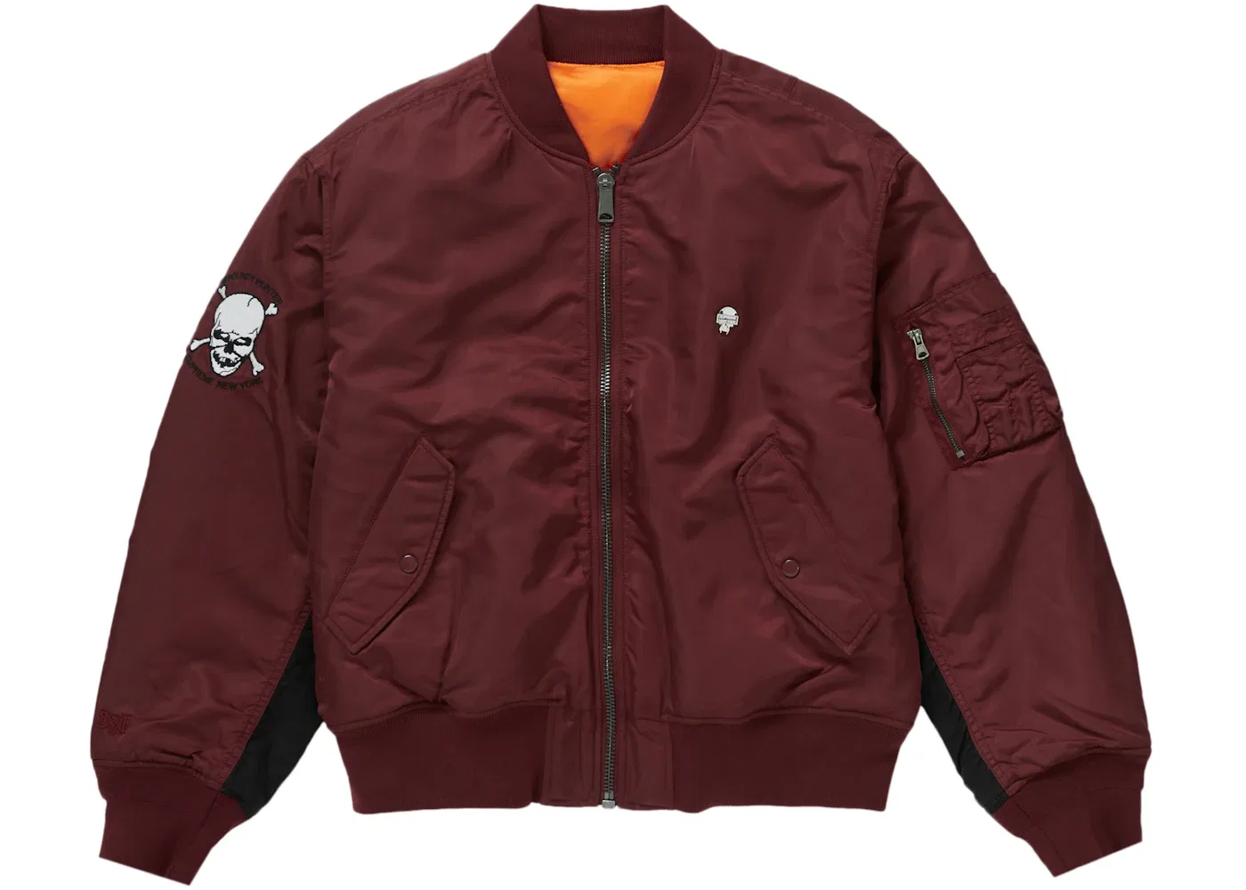 Мужская куртка-бомбер Bounty Hunter MA-1 Supreme, Burgundy