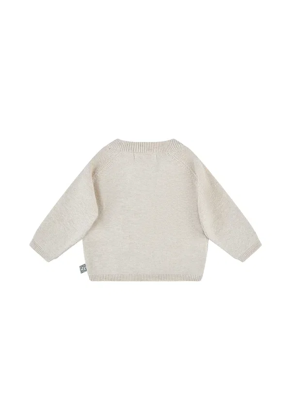 Комплект из кофты и брюк хлопковый Gots set und stern - tracksuit Sterntaler, Natur meliert — фото 4