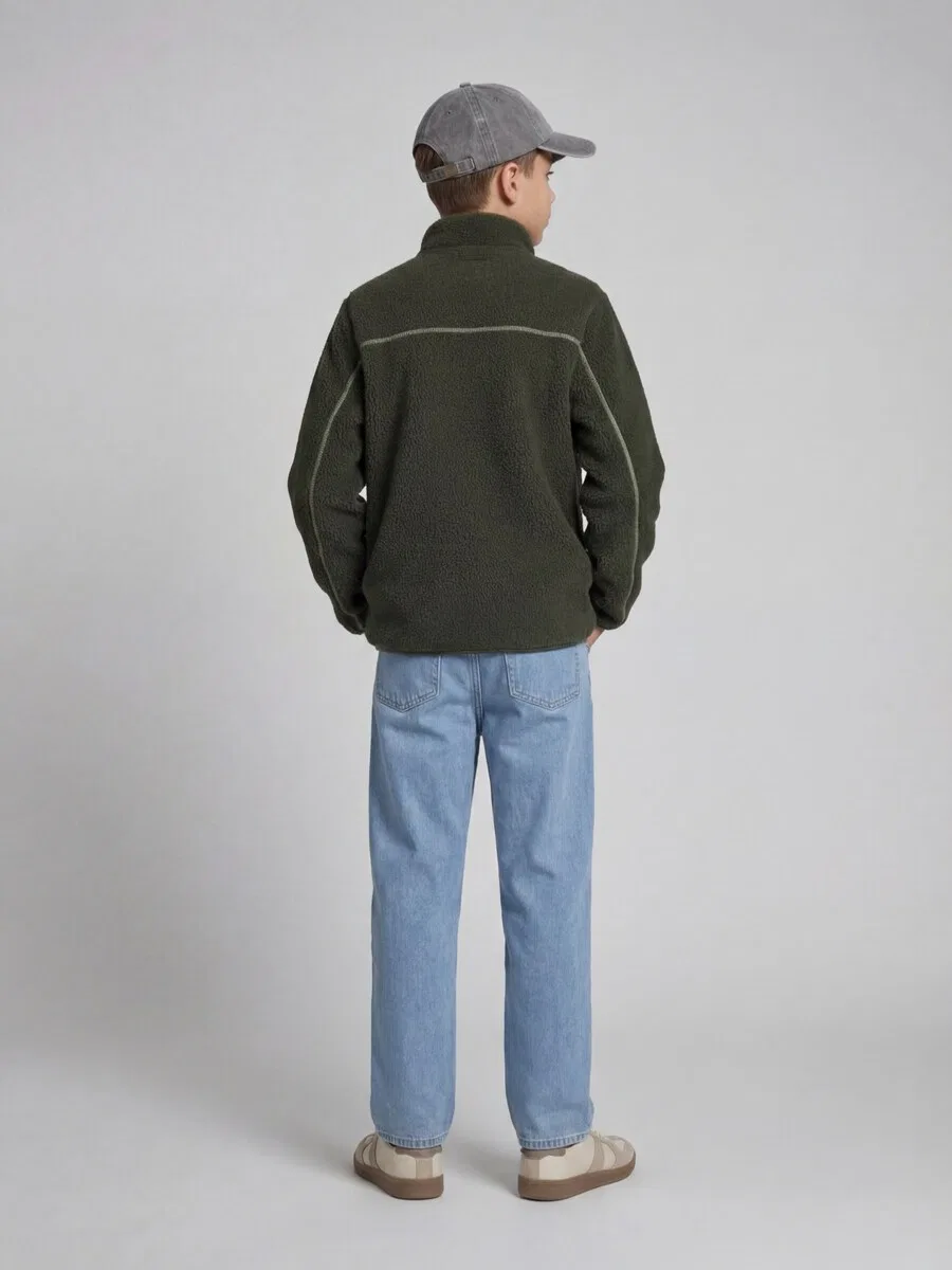Куртка JJ Rebel Between-Season Jacket 'JREBHIKE' оливкового цвета — фото 3