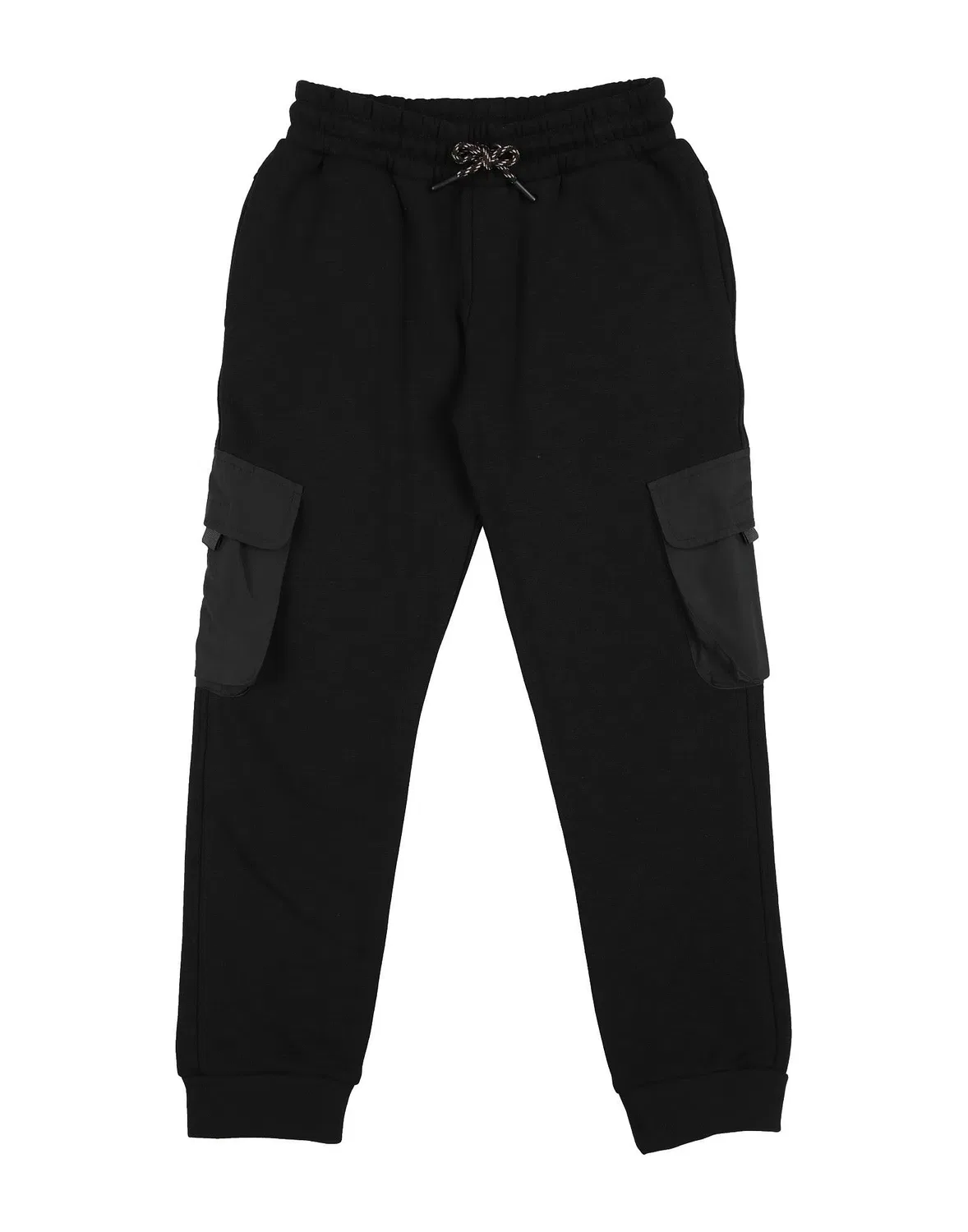 Детские штаны из флиса с завязками Bikkembergs, черный