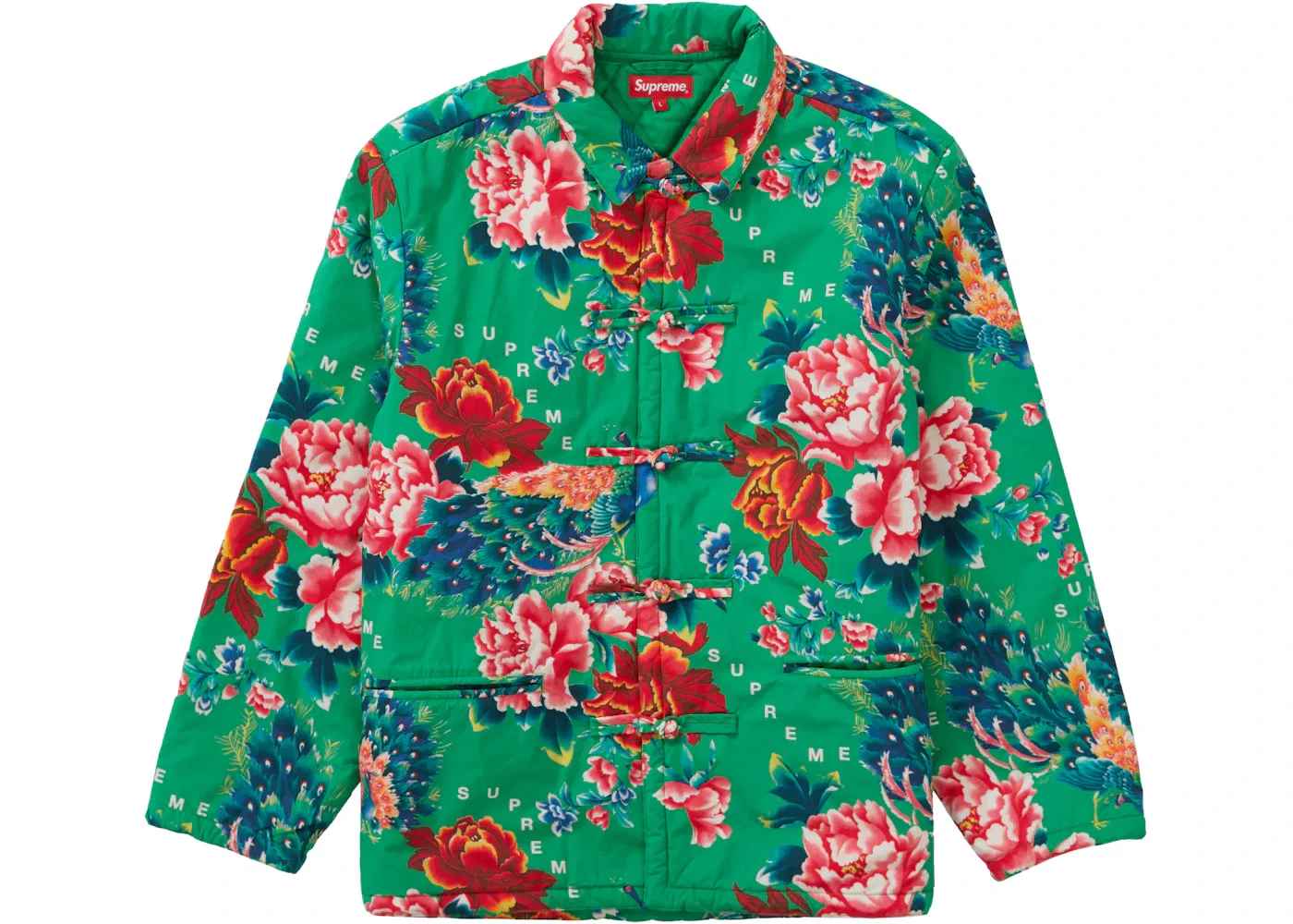 Мужская куртка с принтом Supreme Jacket, Bright Green