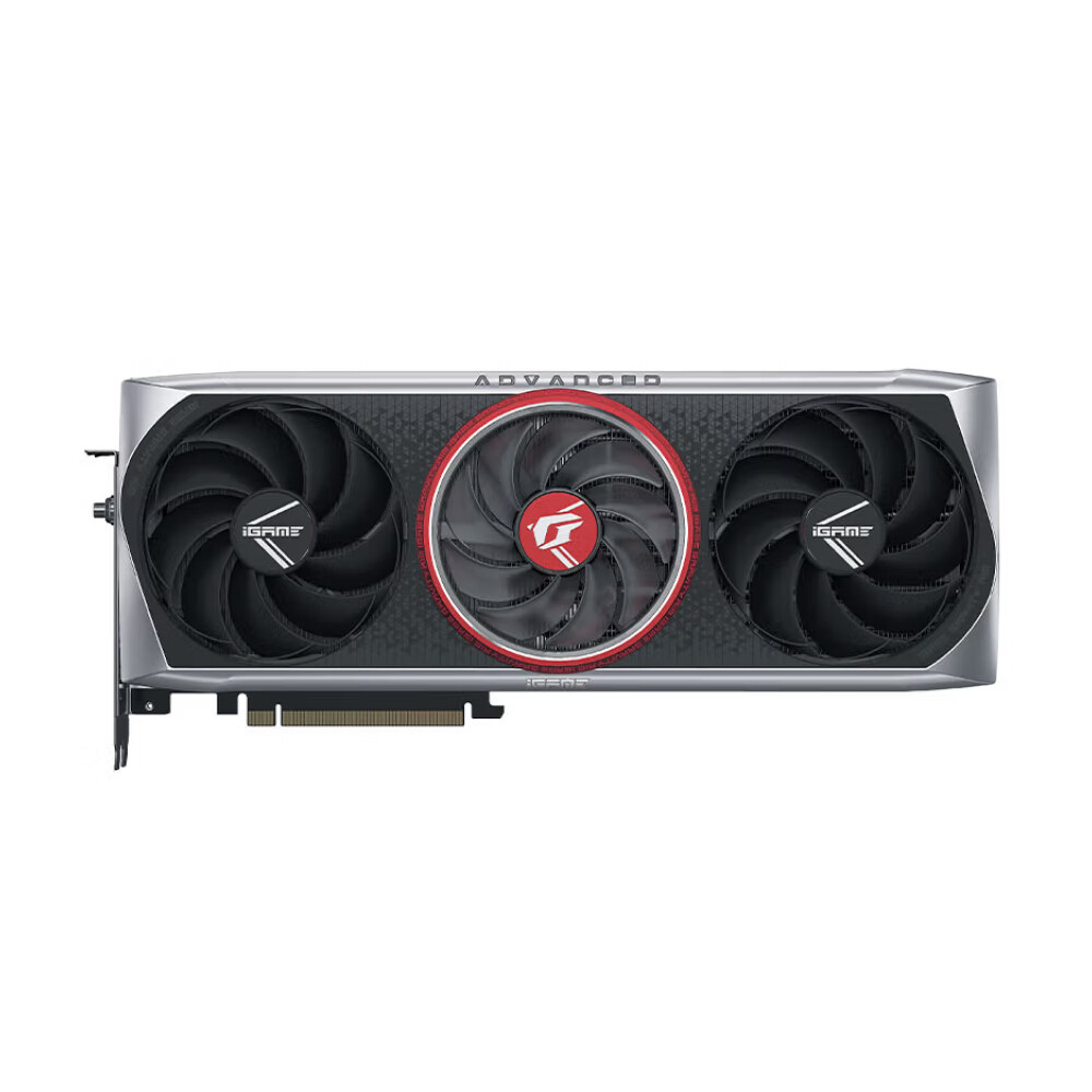 

Видеокарта Colorful iGame GeForce RTX 4070 SUPER Advanced OC, 12 ГБ, серый/черный