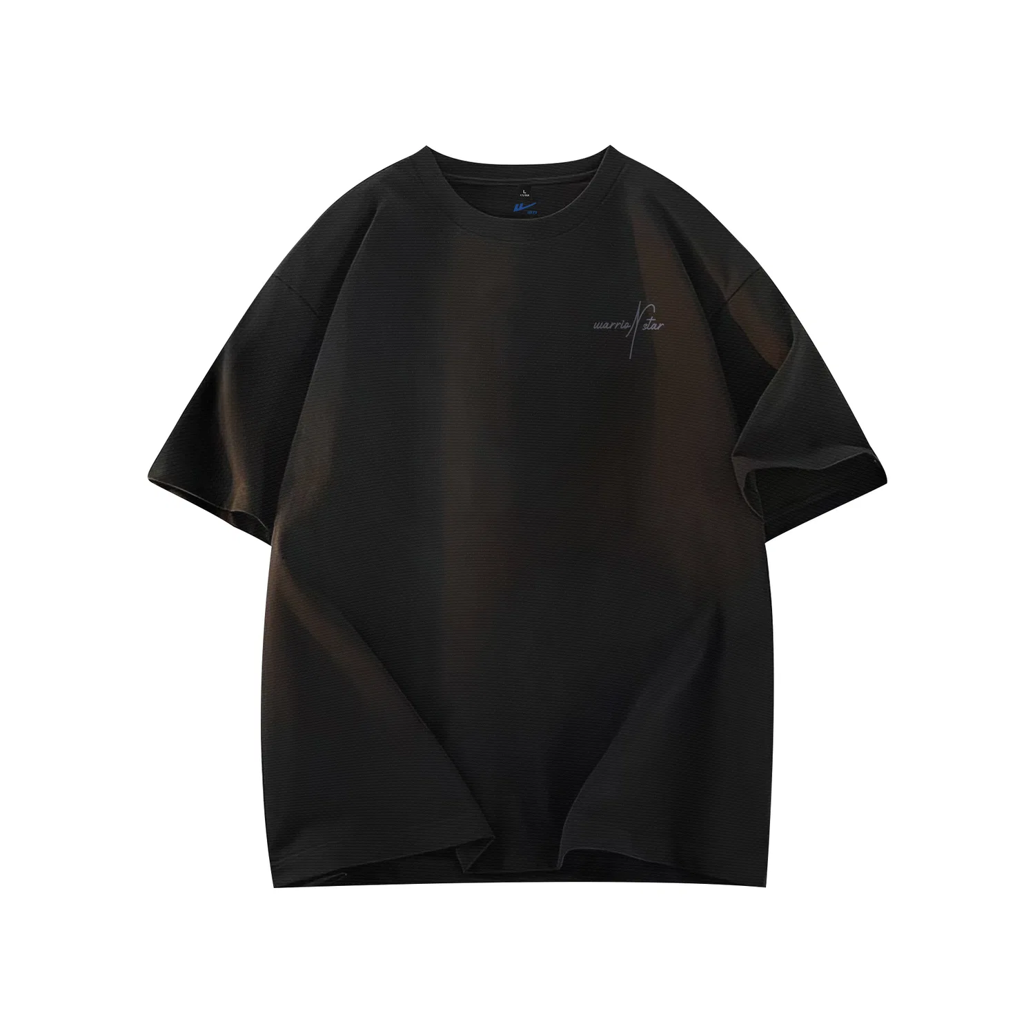 Детская футболка с коротким рукавом из быстросохнущей ткани UPF50+ Ice Silk Sun Protection Quick-Dry Black WARRIOR