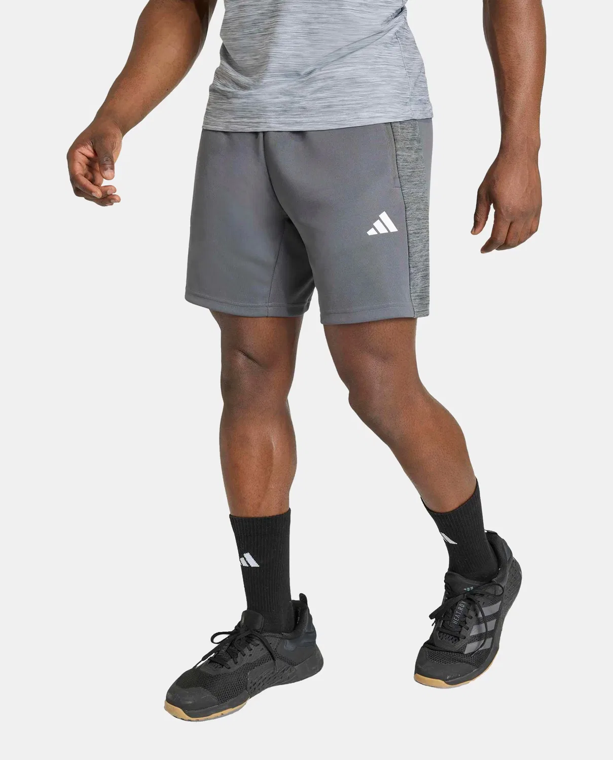 Мужские брюки короткий, Training WE Allset SHO, adidas, серый