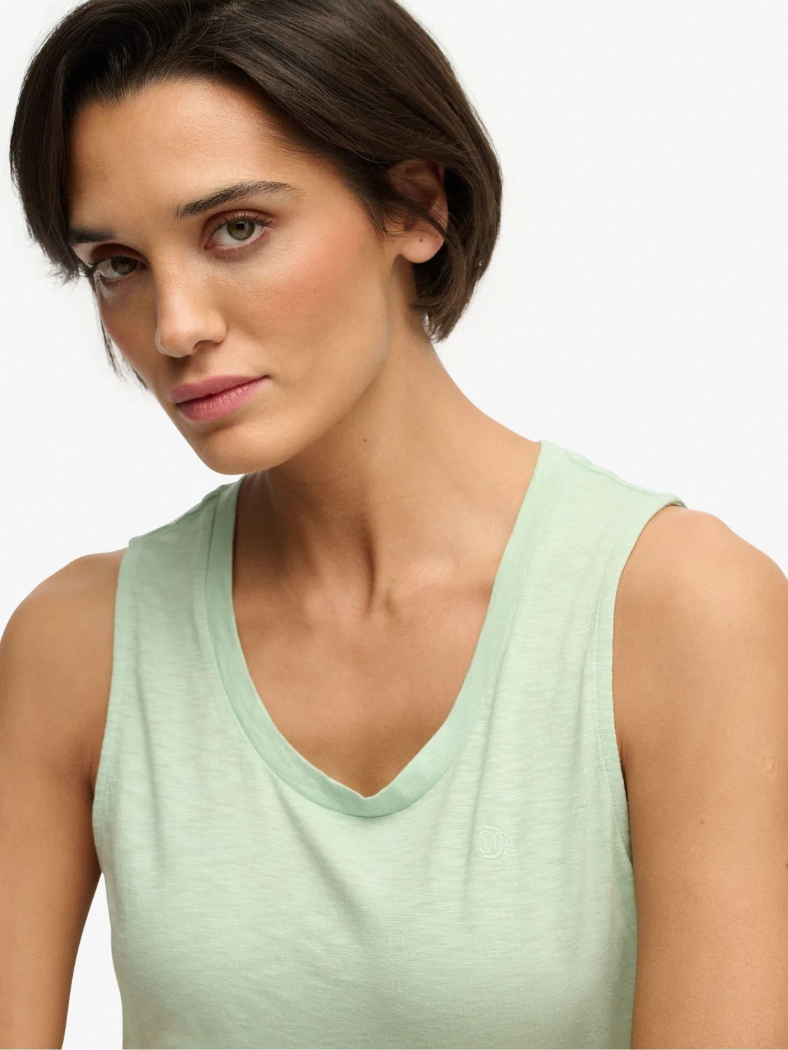 Топ с круглым вырезом Superdry, Pale Green — фото 4