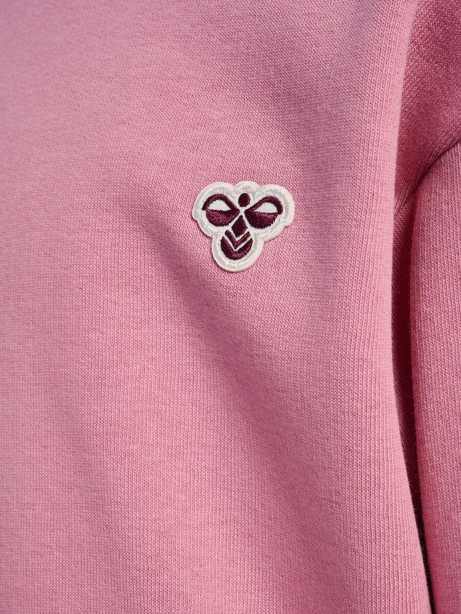 Толстовка Hummel "Bee" светло-розового цвета — фото 4