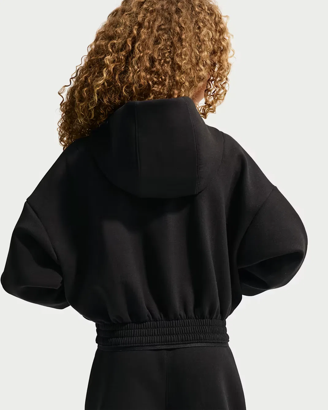 Детский комплект Luxe Perform из двух частей: толстовка на молнии и топ Nike, Black — фото 3