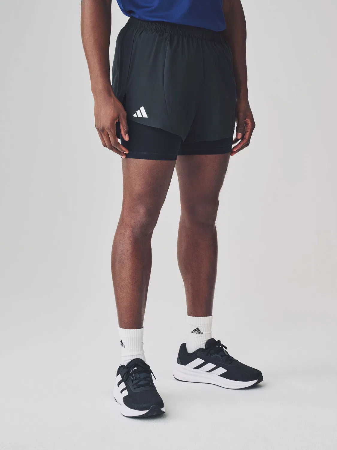 Шорты беговые Adizero Essentials adidas, черный