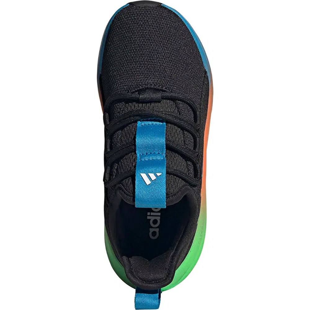 Детские кроссовки Lite Racer Adapt 8.0 Adidas, Black/Green/Orange — фото 4