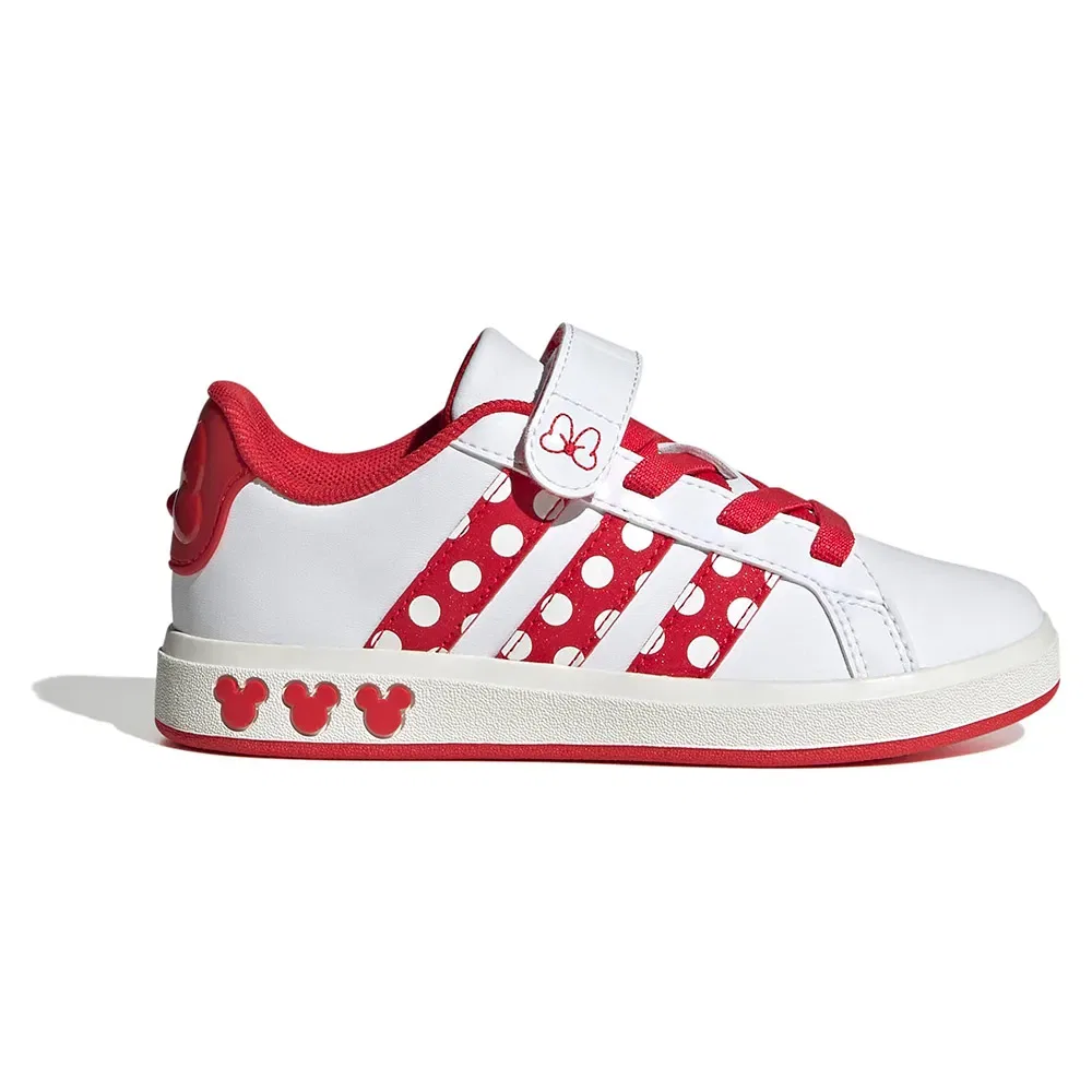 Кроссовки Minnie Mouse Grand Court Kids Adidas, белый