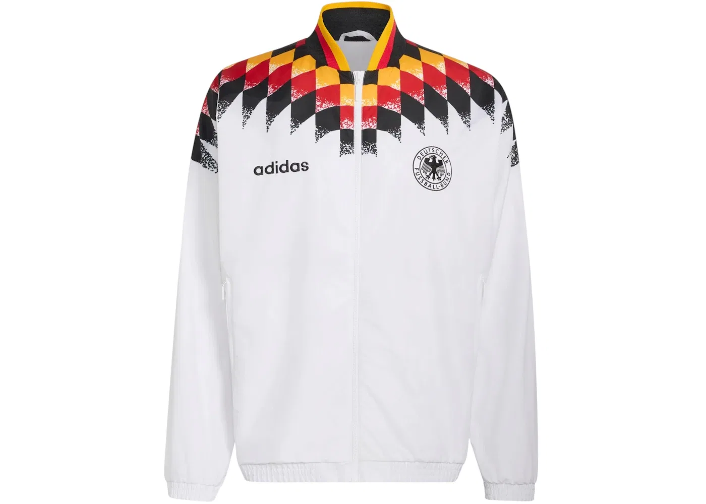 Мужская куртка с принтом Adidas Germany Track 1994 Top Jacket, White