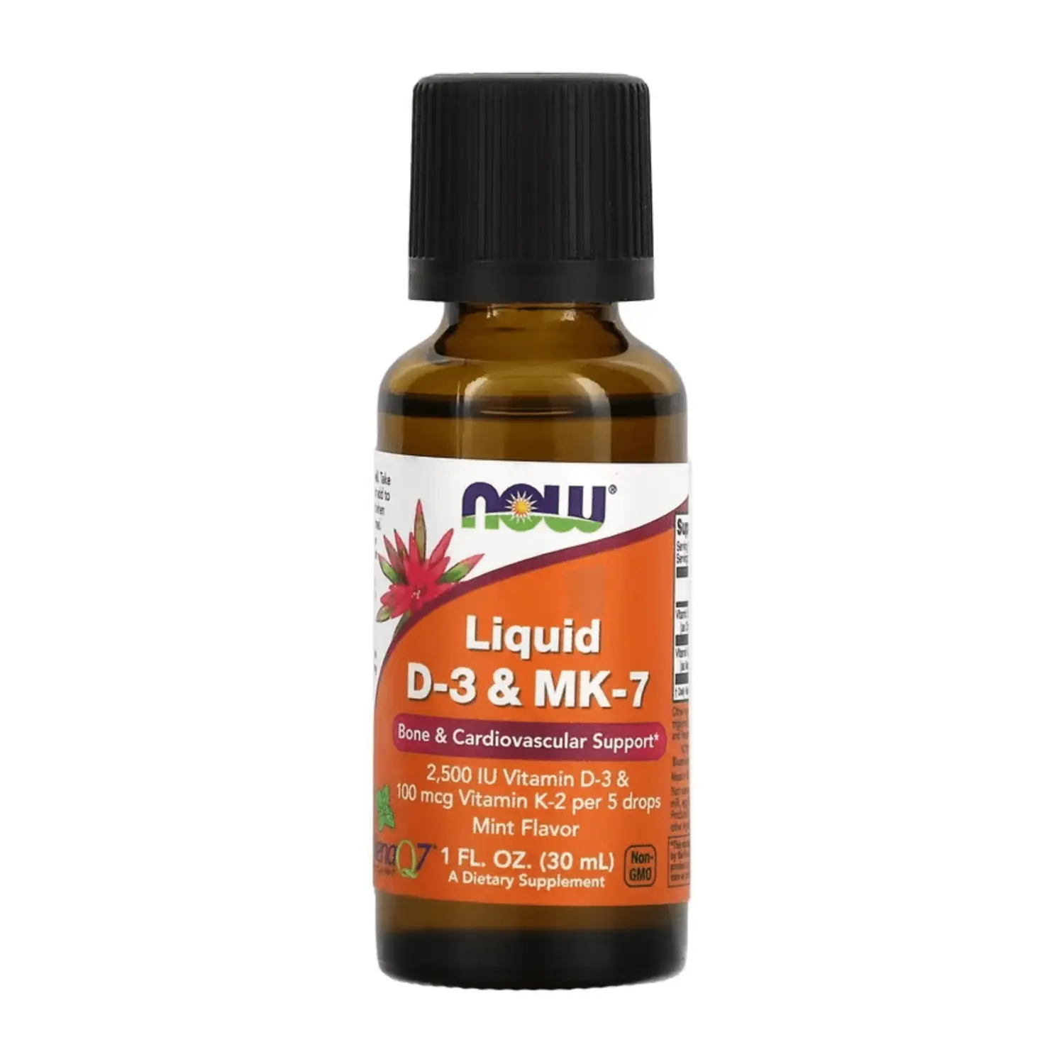 

Жидкий витамин D3 и MK-7 NOW Foods, 30 мл