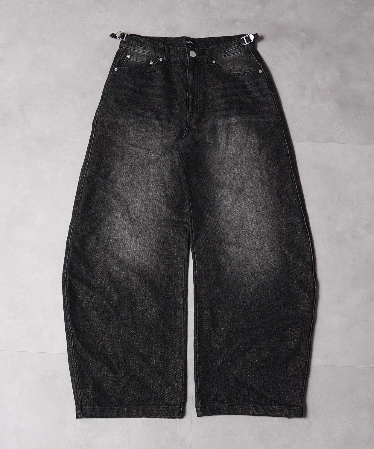 Детские джинсы-багги с эффектом блеска Barrel Baggy Pants 1111clothing — фото 3