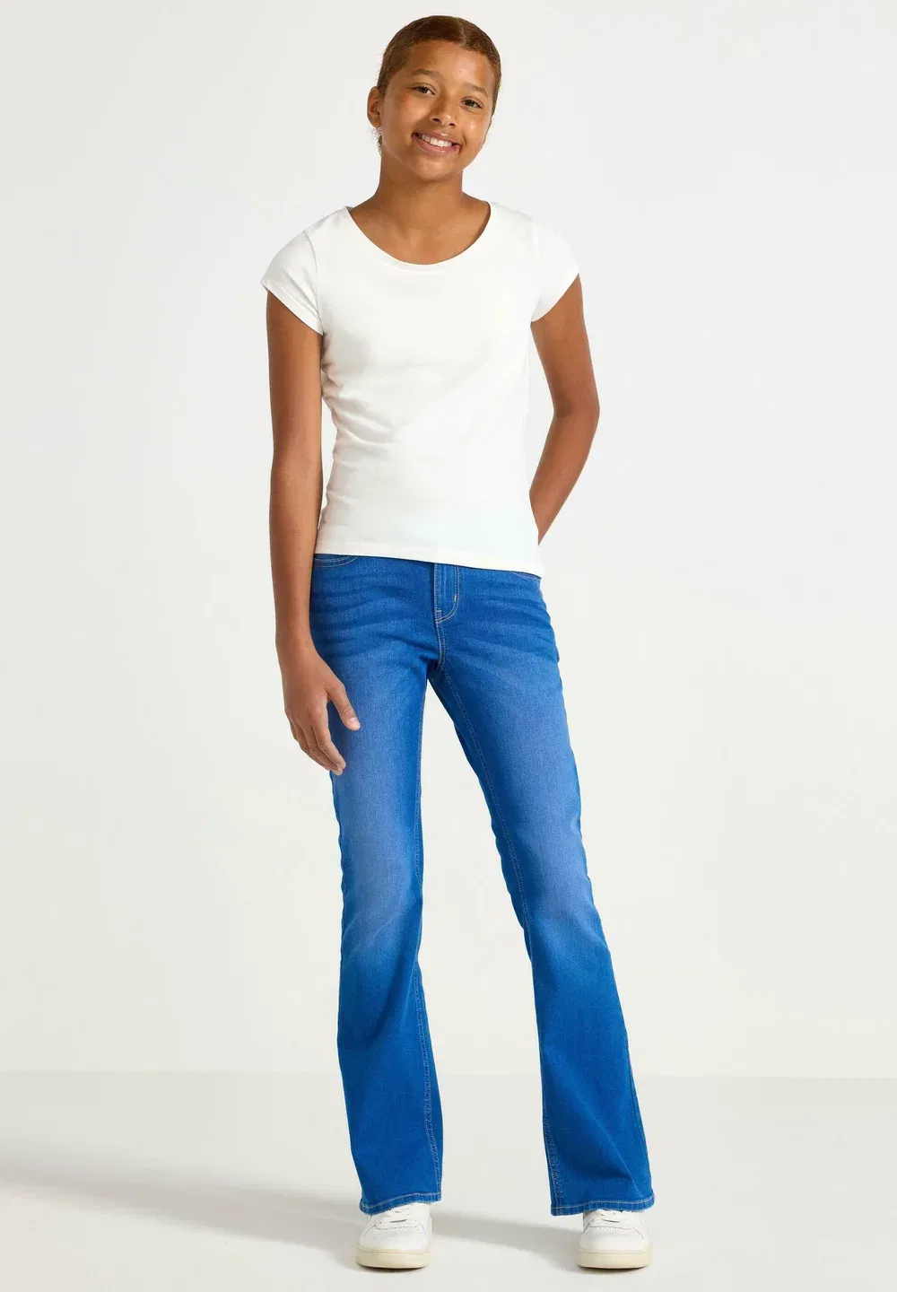 Расклешенные джинсы Lindex, Bright Blue