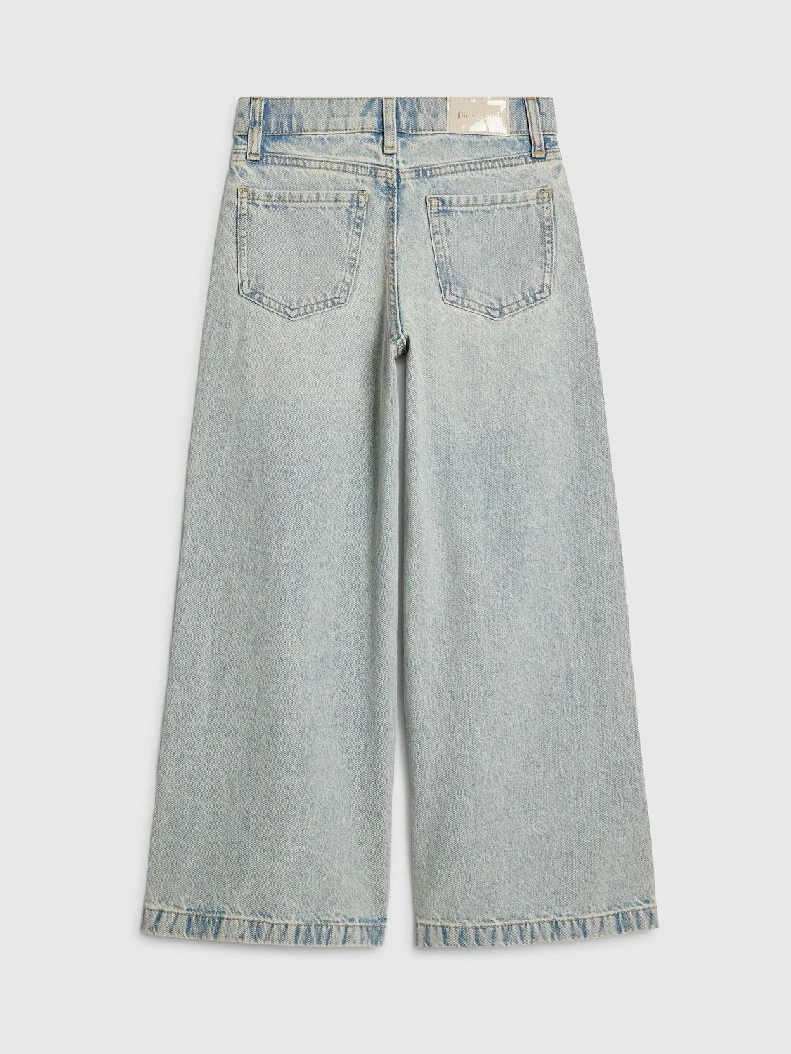 Джинсы с широкой штаниной River Island Wash Blue — фото 2