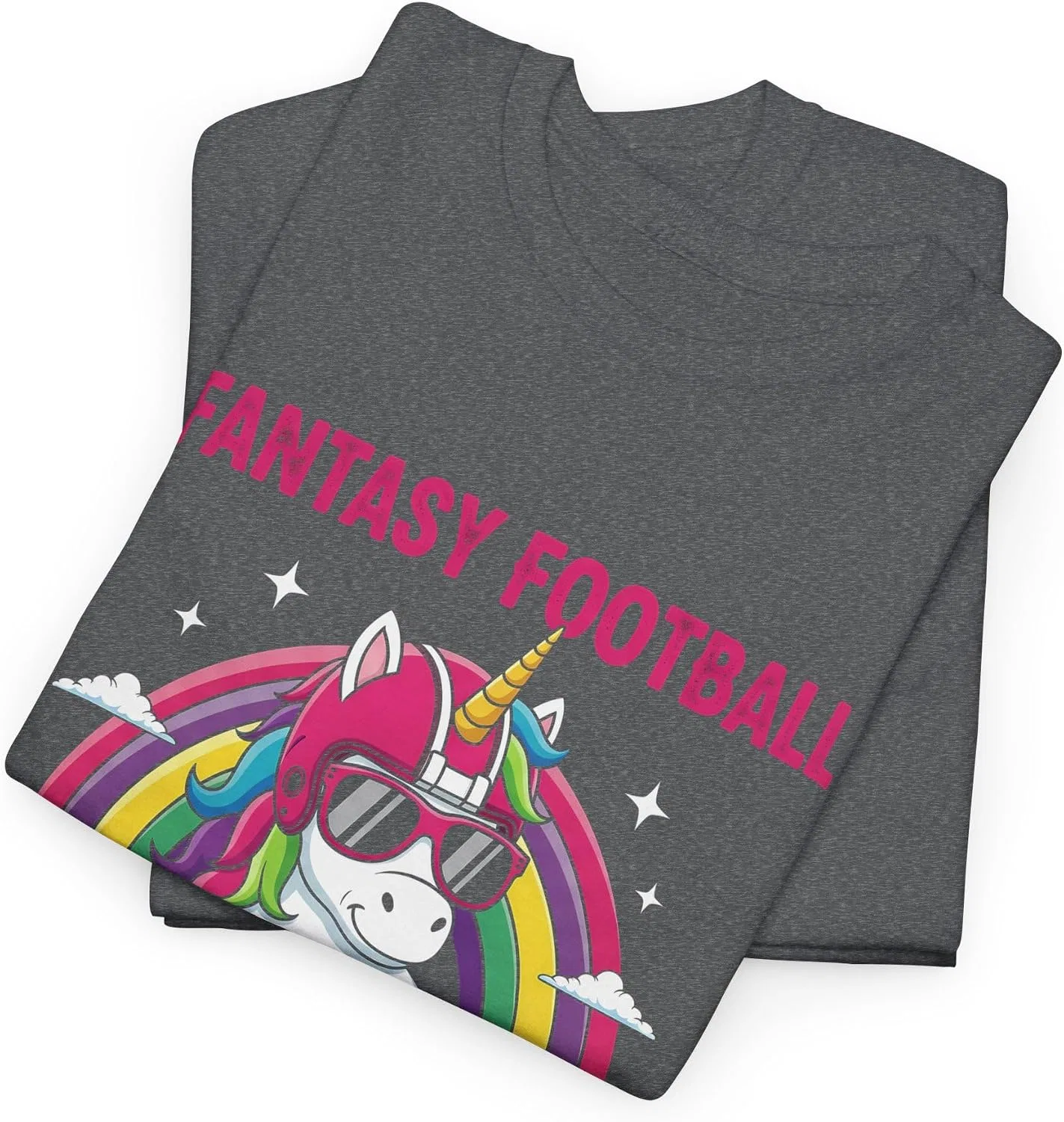 Мужская футболка с принтом Fantasy Football Loser, графитовый меланж — фото 2