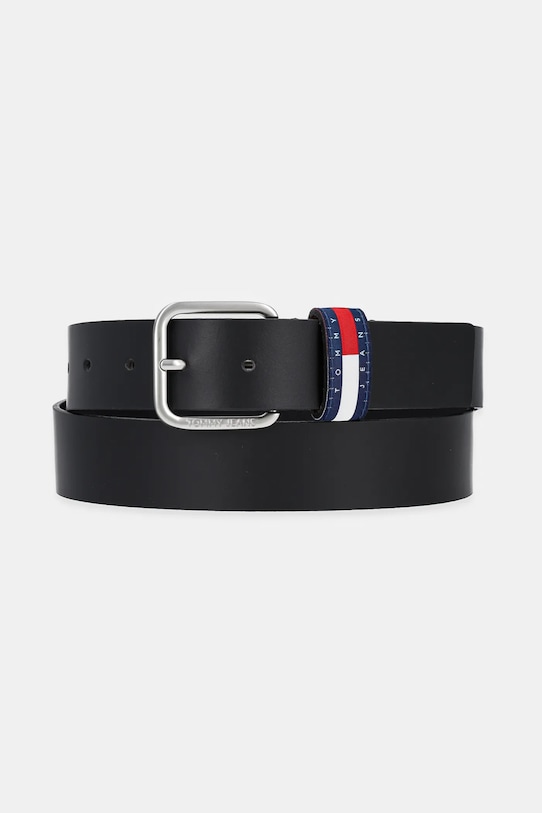

Кожаный ремень Tommy Jeans, черный