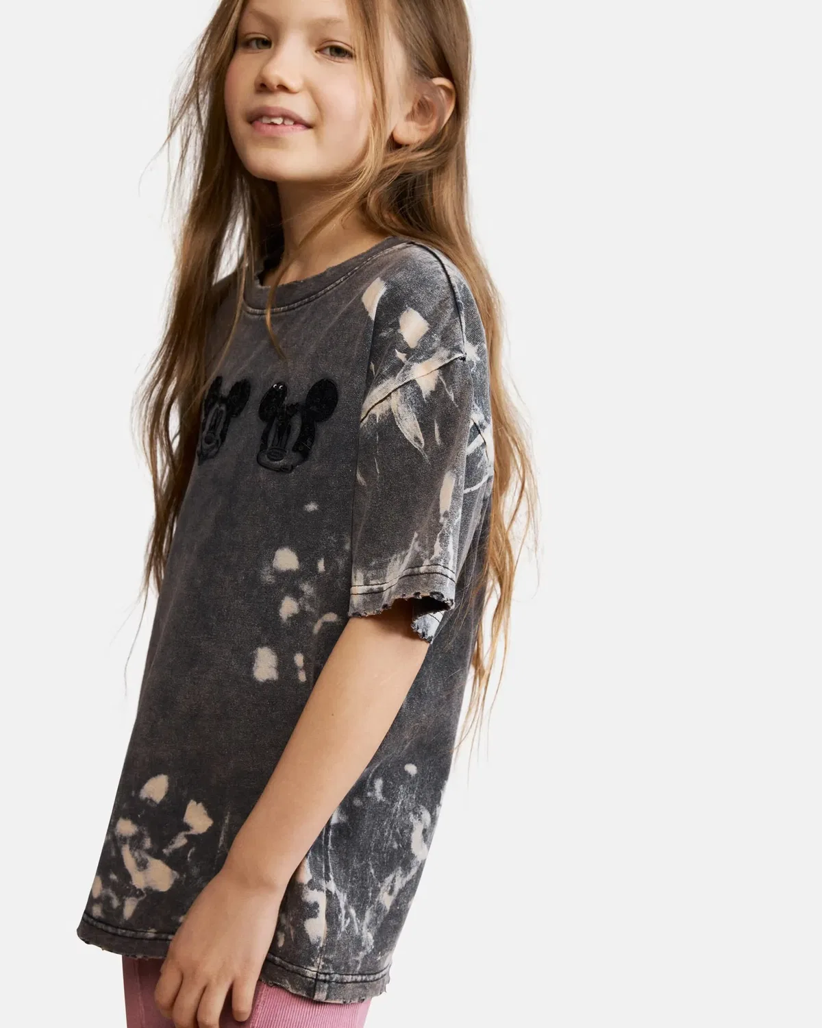 Детская футболка для мальчиков с принтом Mickey Desigual, Negro — фото 3