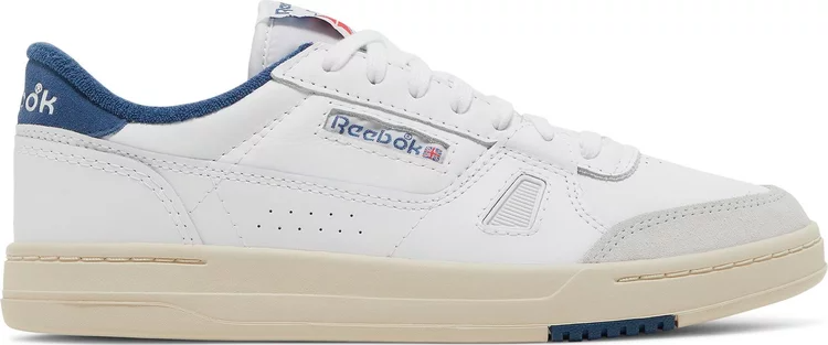 Кроссовки lt court 'white batik blue' Reebok, белый - фото