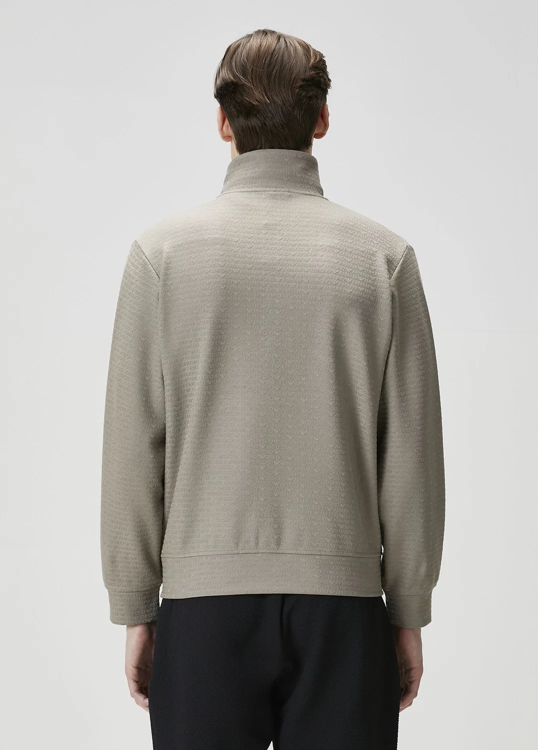 Свитшот Emporio Armani, gri — фото 4