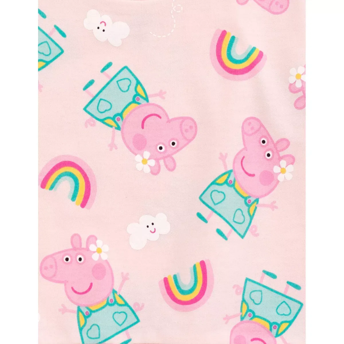 Детское платье-свитшот для девочек с принтом Peppa Pig French Terry Sweatshirt Peppa Pig, Pink — фото 2