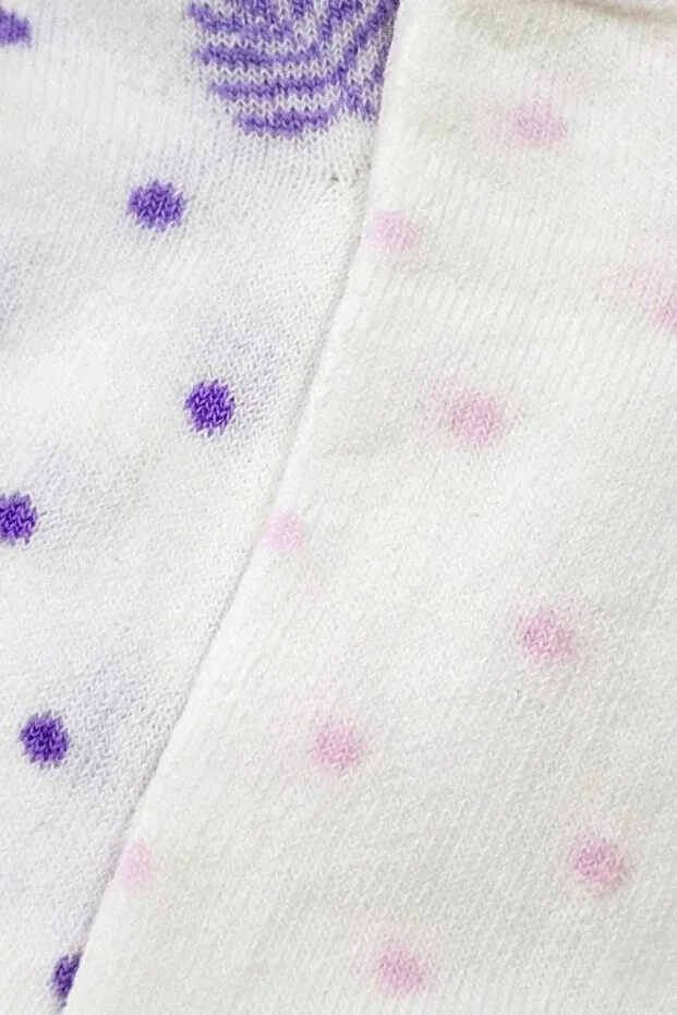 Детские носки-пинетки для девочек с принтом Cocole Socks, Multicolor — фото 3