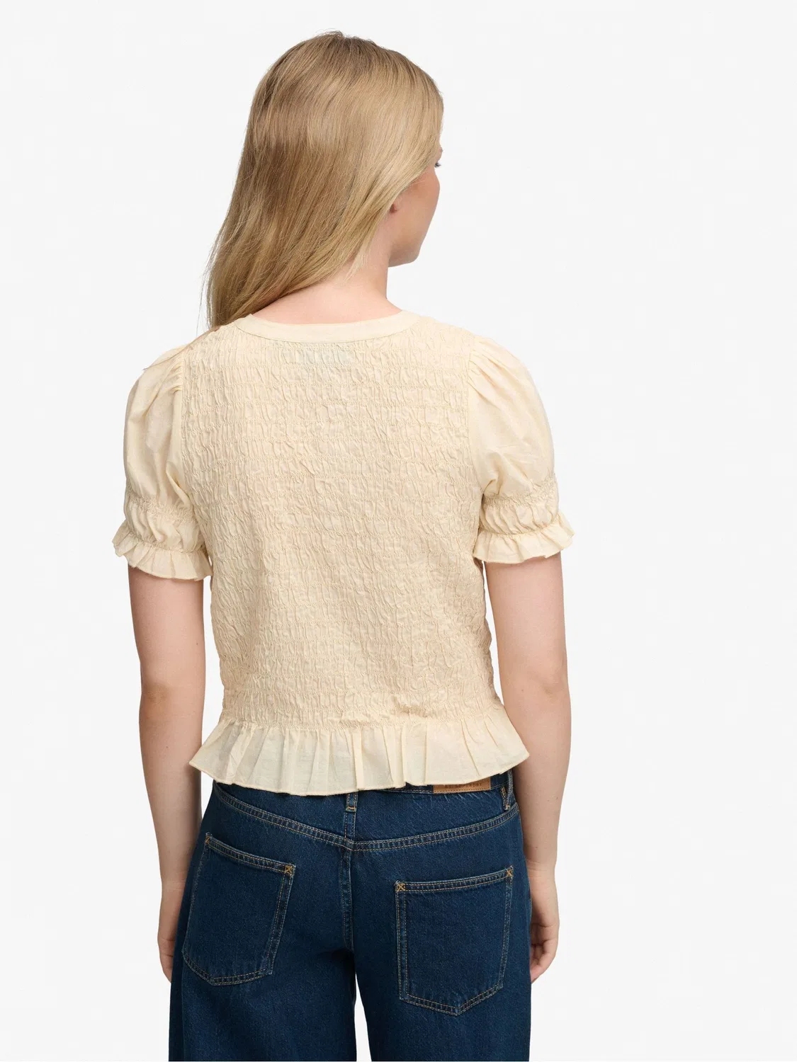 Блуза с напуском Superdry Yellow — фото 2