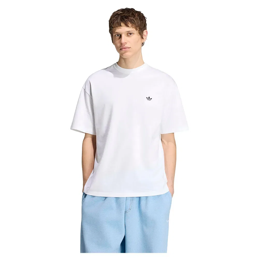 Футболка свободного кроя Trefoil Essentials Adidas Originals, белый
