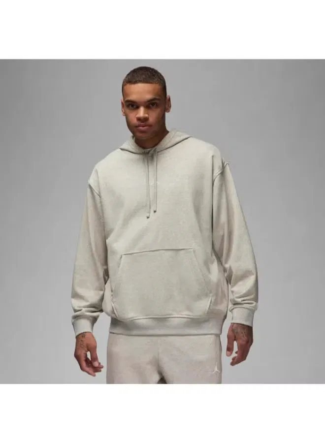 Худи с капюшоном на шнурке Dri-Fit Sport Crossover Fleece Jordan, серый