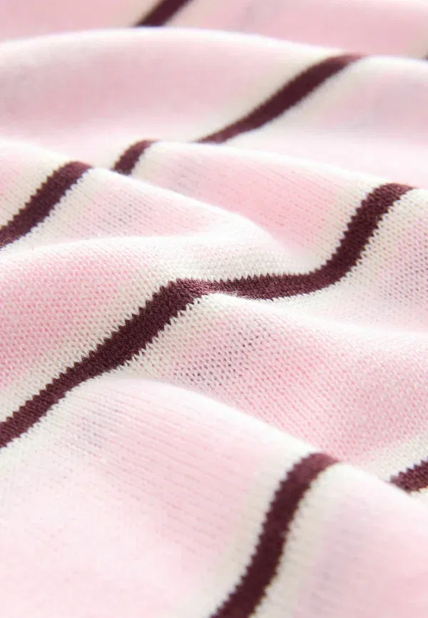 Футболка с полосками Print t-shirt, Next, Light Pink Stripe, светло-розовый — фото 3