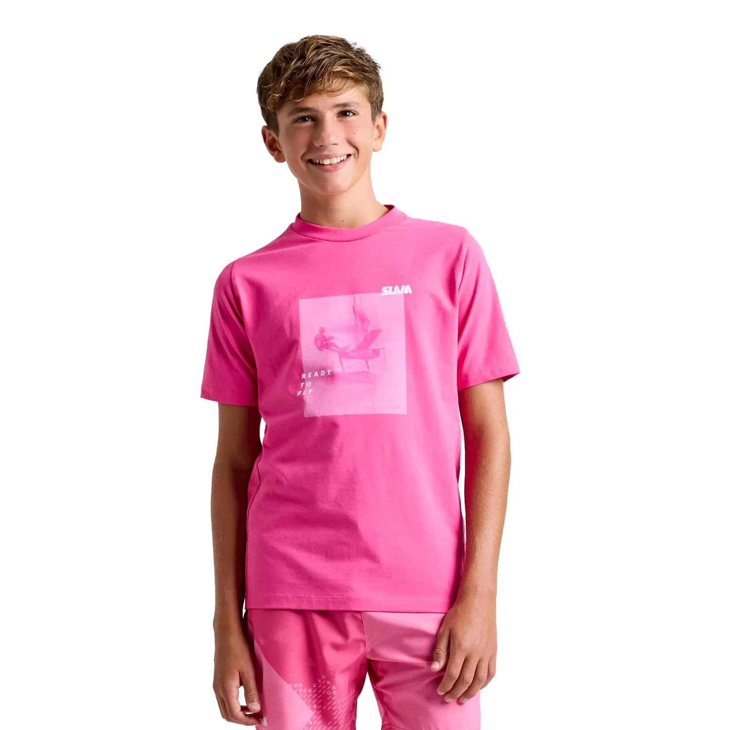 Детская футболка с коротким рукавом Slam Foil Jr Ss Slam, Цвет: Rosa