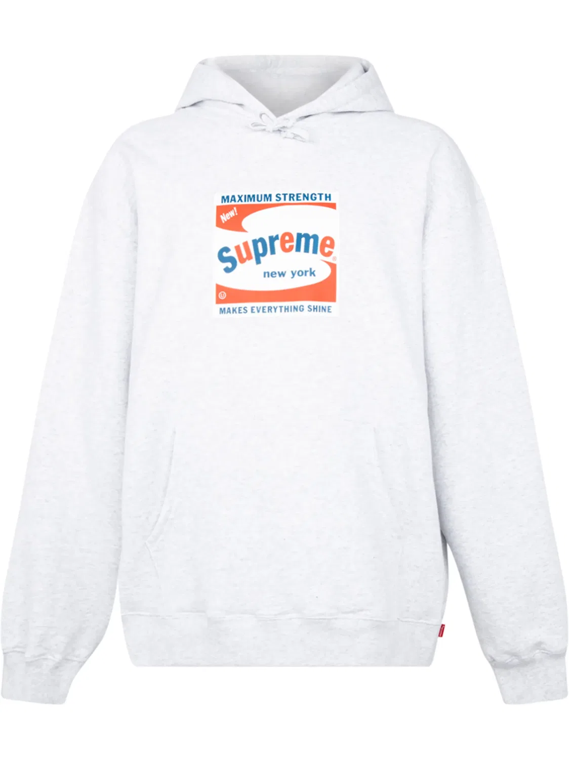 Supreme Худи Shine серый