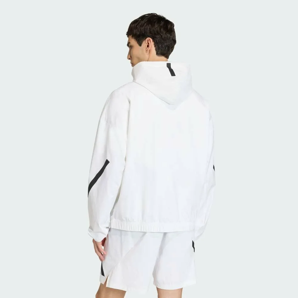 Спортивная куртка ADIDAS ZNE из плетеного материала Adidas, white — фото 2