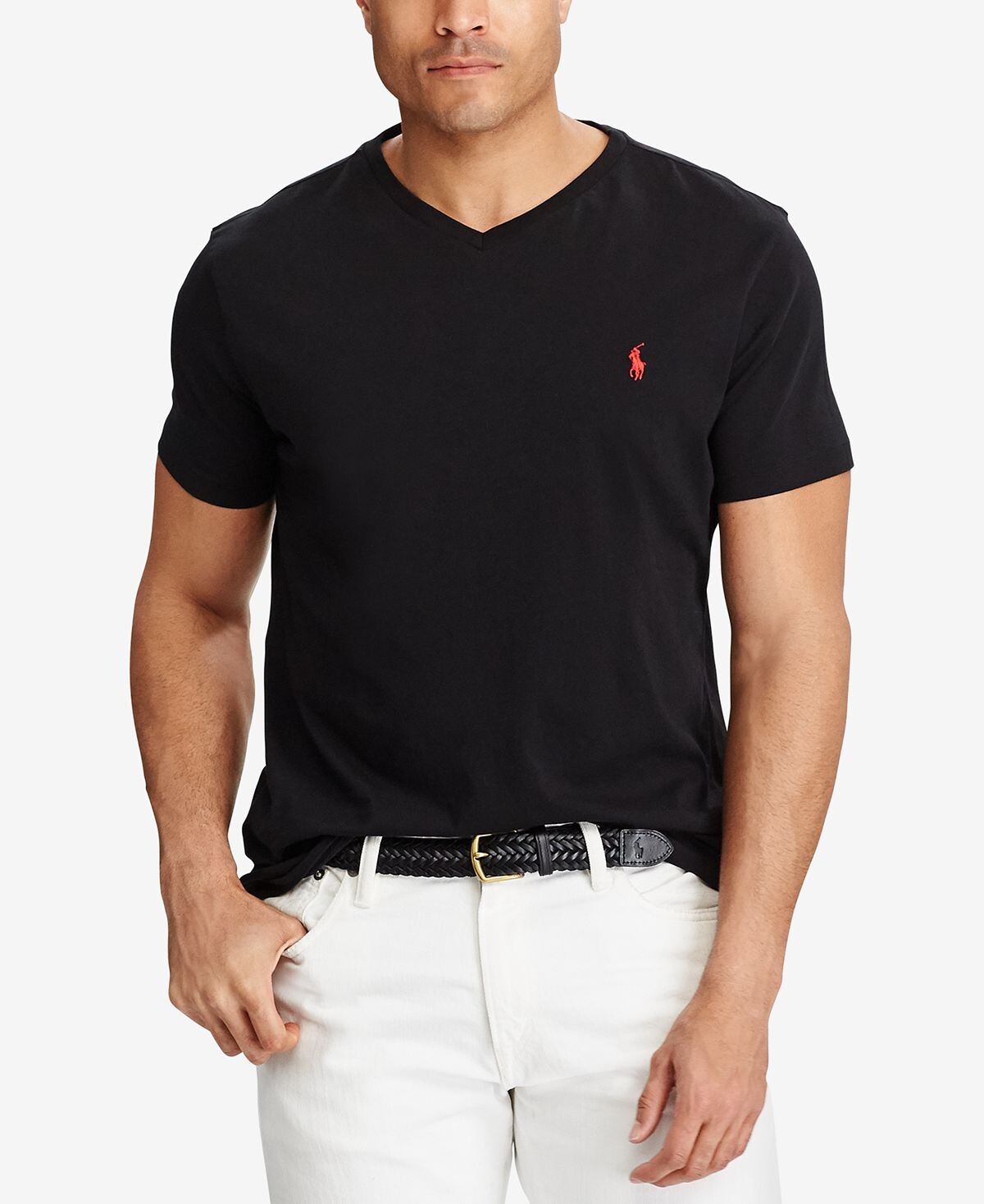 

Мужская футболка классического кроя с v-образным вырезом Big & Tall Polo Ralph Lauren