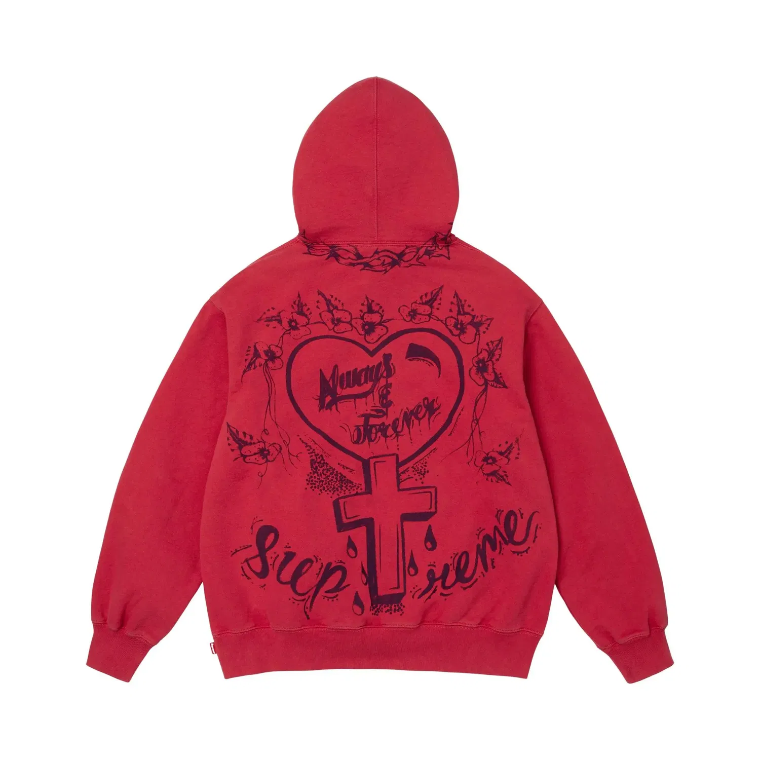 Свитшот с капюшоном Forever Supreme, Red