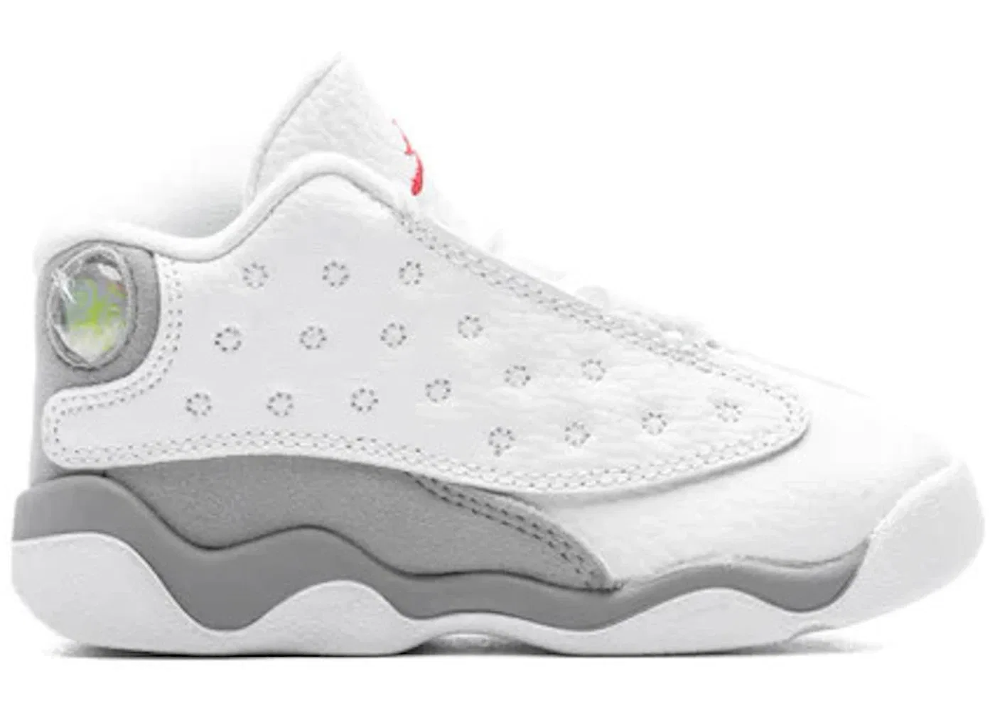 Детские кроссовки Lifestyle с принтом Jordan 13 Retro Jordan White/True Red/Wolf Grey