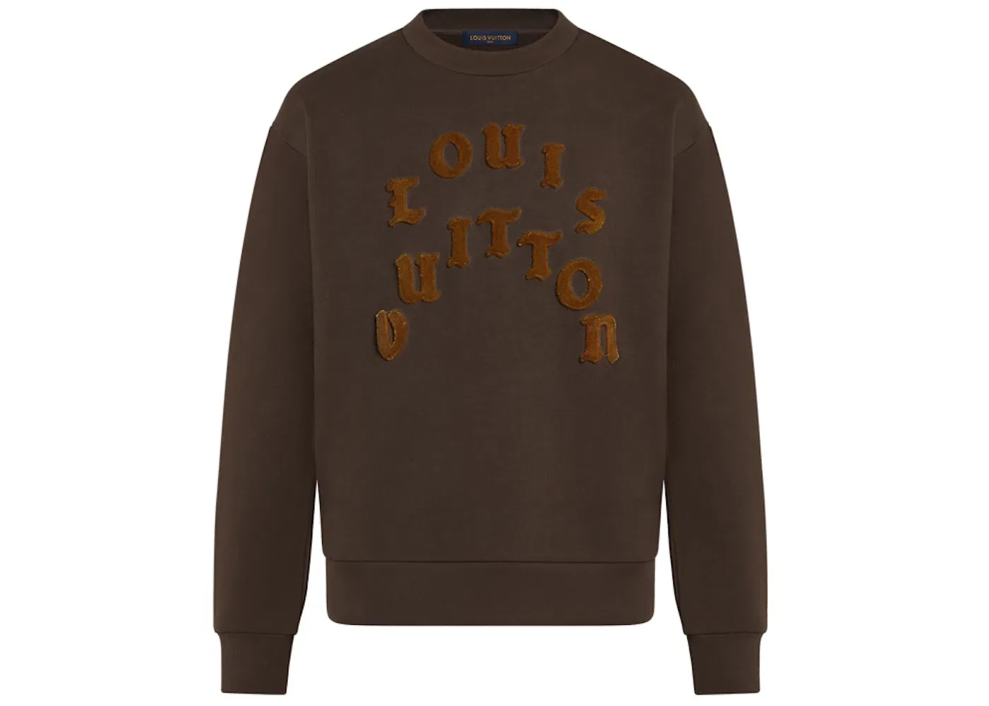 Мужской свитшот с воротником Crewneck Louis Vuitton, Brown